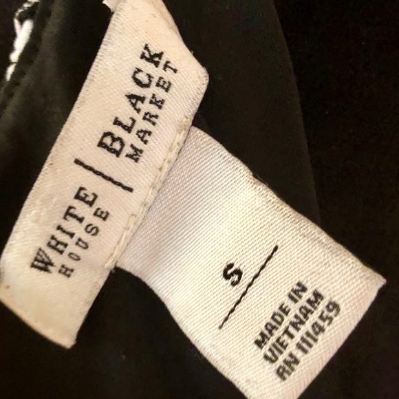 WHBM Black and White Patterned Sleeveless Dress - Picture 7 of 7